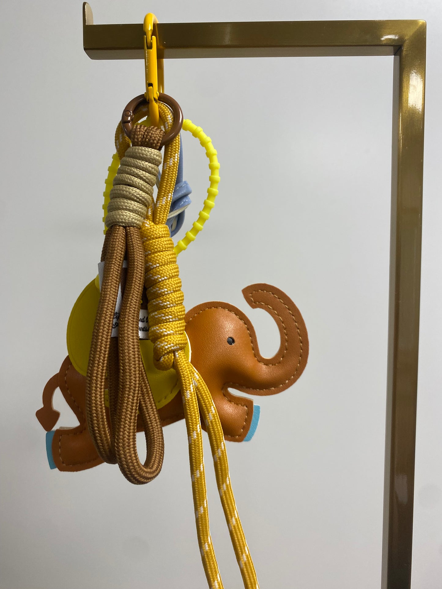 Handtasaccessoire Olifant Geel Meerdere