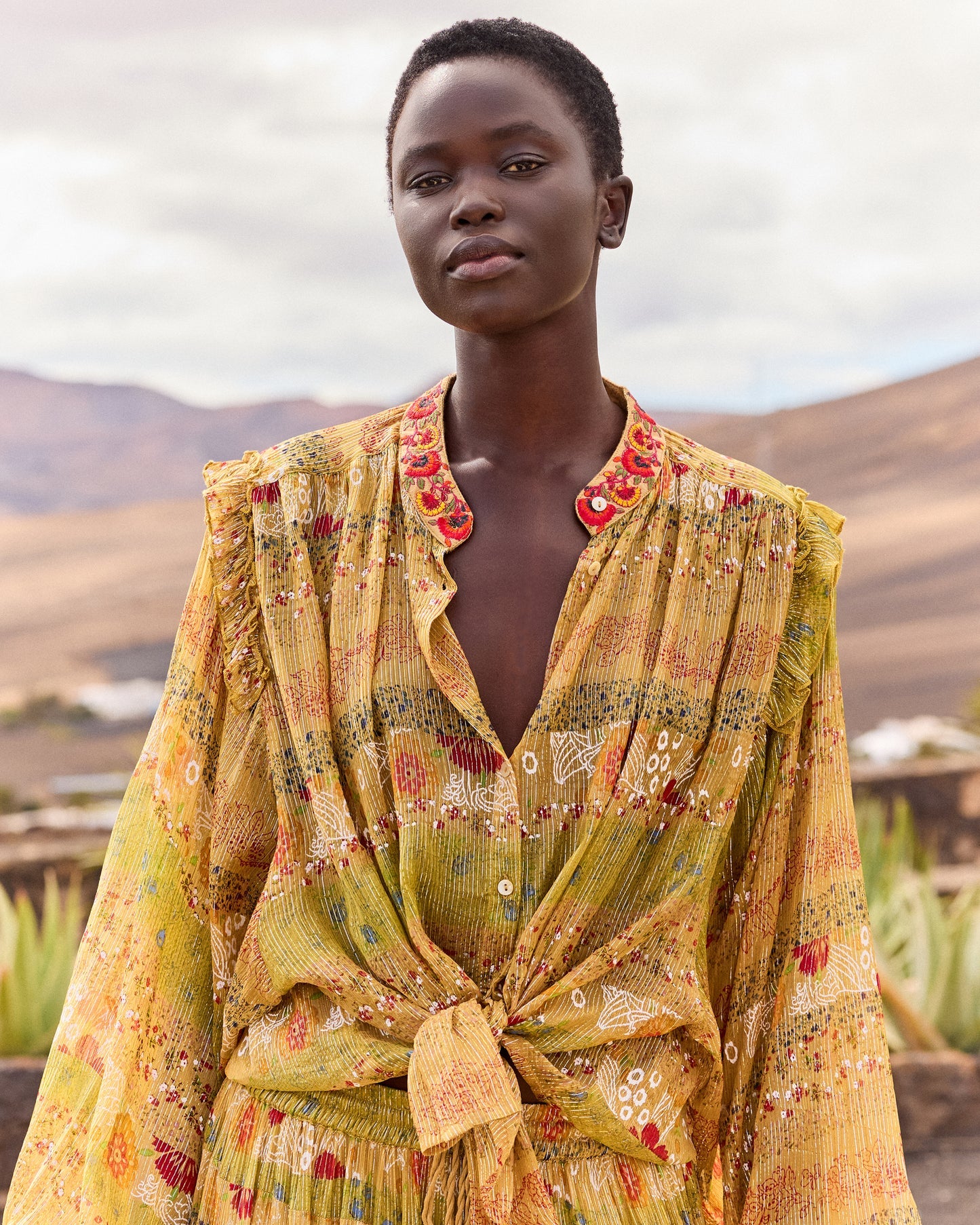 Mesdemoiselles Blouse Print