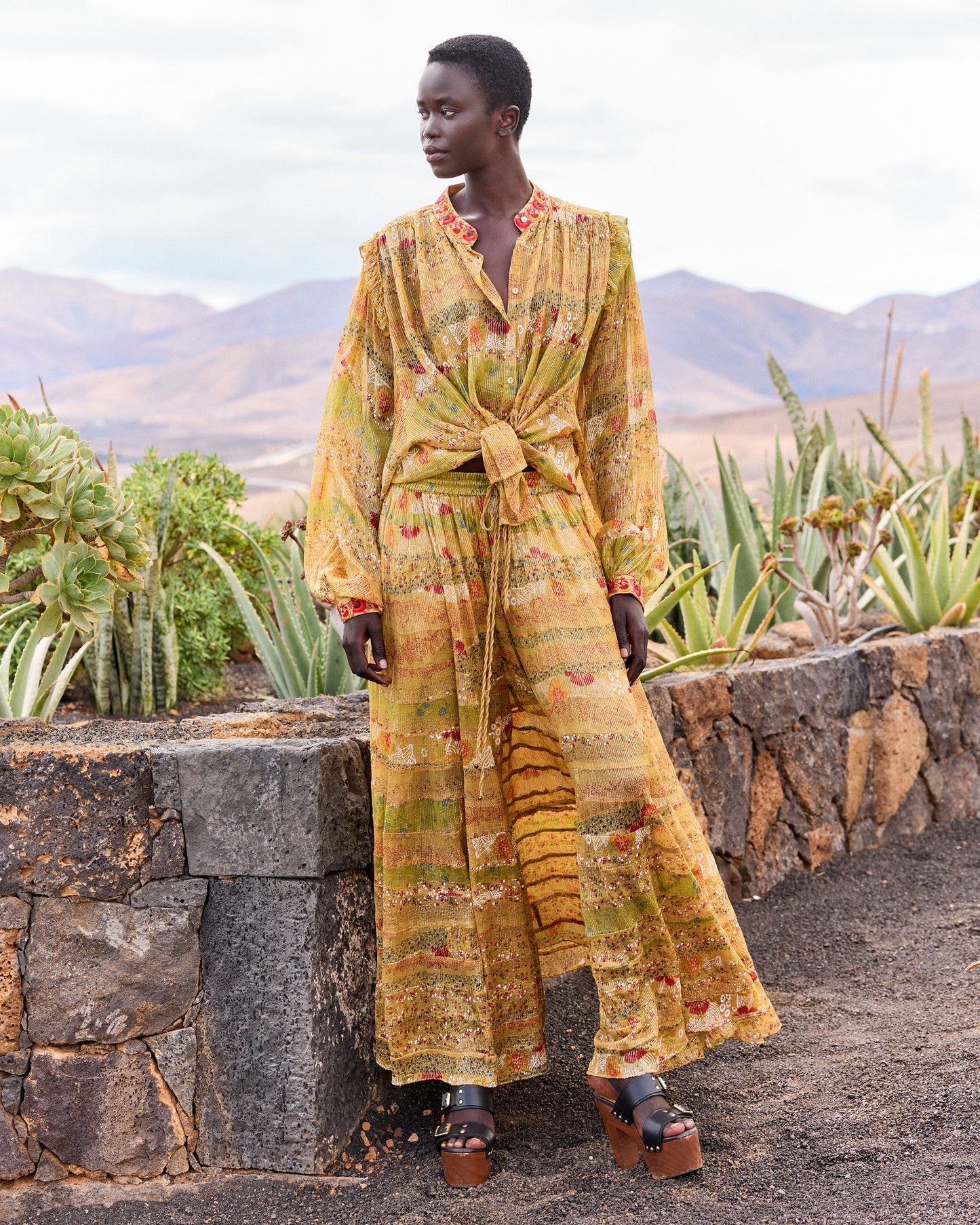 Mesdemoiselles Blouse Print