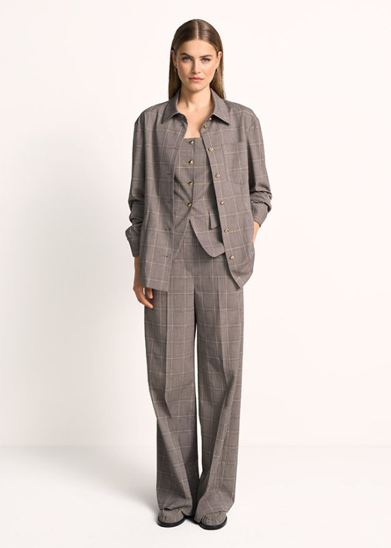 Riani Blazer Ruit Beige