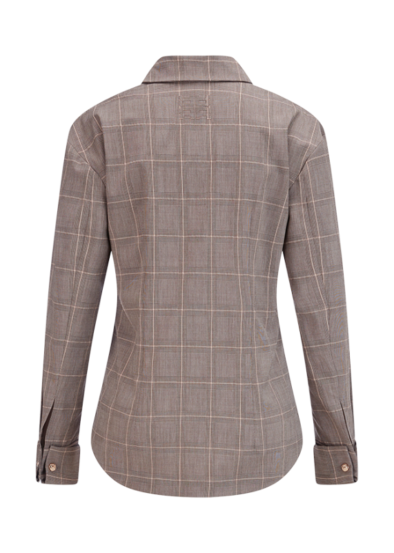 Riani Blazer Ruit Beige