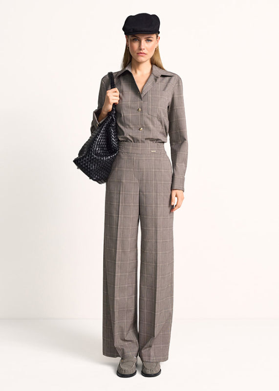 Riani Pantalon Ruit Beige