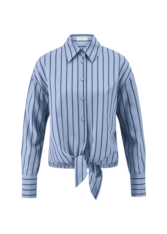 Riani Blouse Streep Lichtblauw