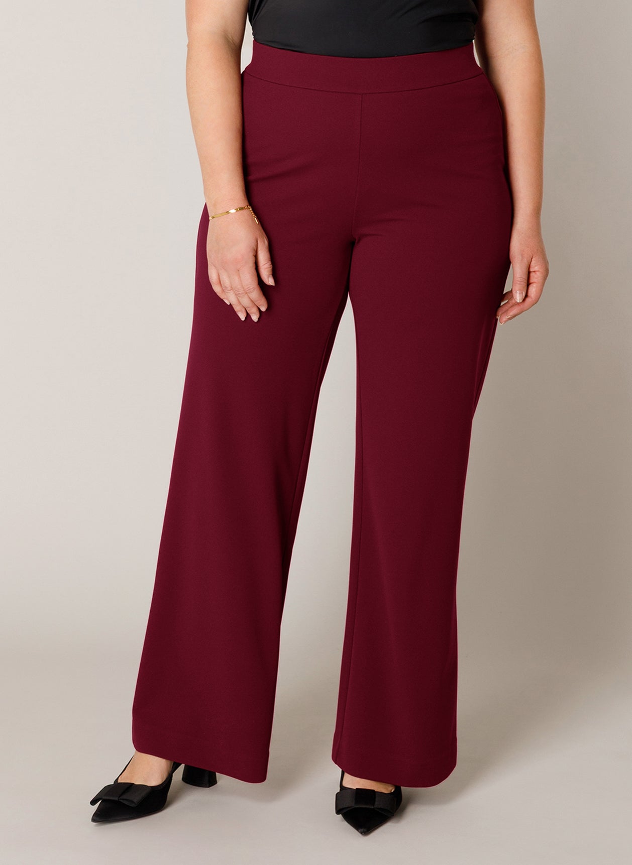Base Level Pantalon Arah Bordeaux