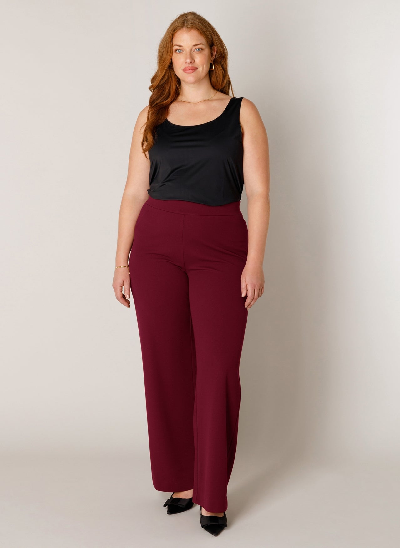Base Level Pantalon Arah Bordeaux