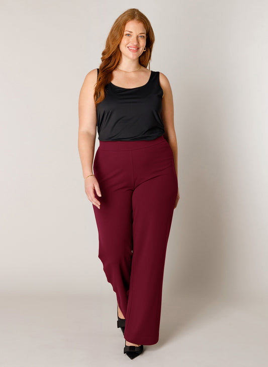 Base Level Pantalon Arah Bordeaux