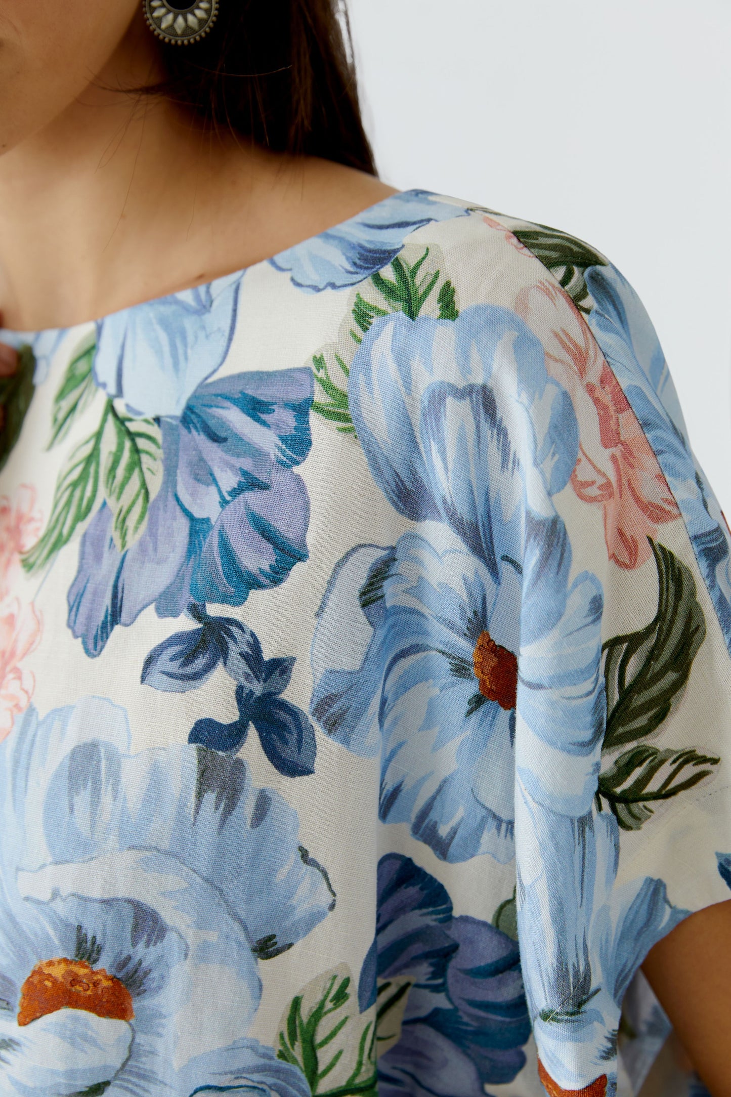 Oui Blouse Print