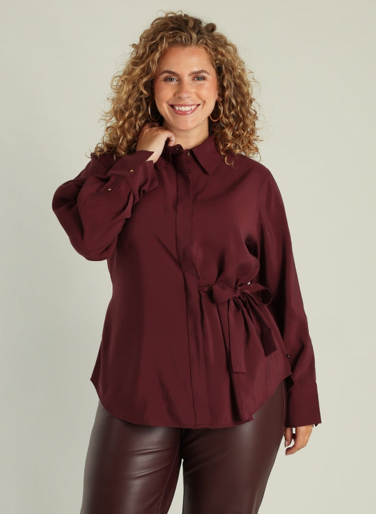 Yest Blouse Bordeaux