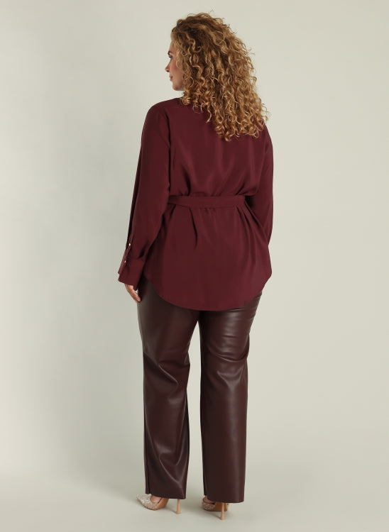 Yest Blouse Bordeaux