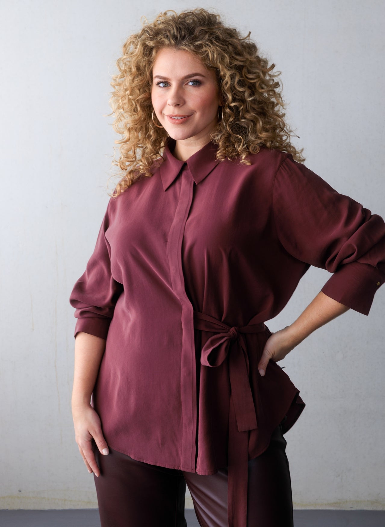 Yest Blouse Bordeaux