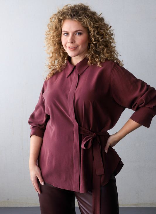 Yest Blouse Bordeaux
