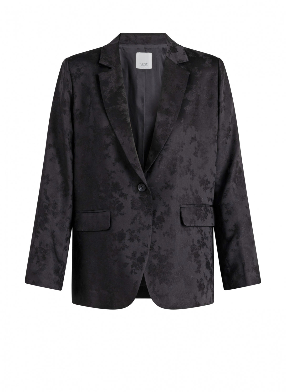 Yest Blazer Print Zwart