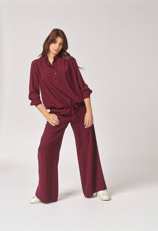 La Lotti Pantalon Bordeaux