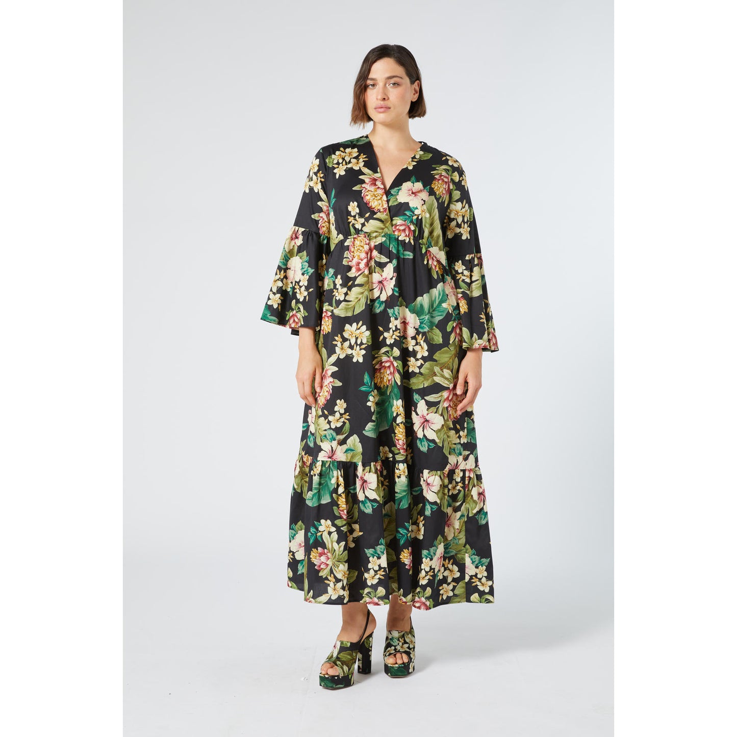 Marina Rinaldi Kleed Lang Print
