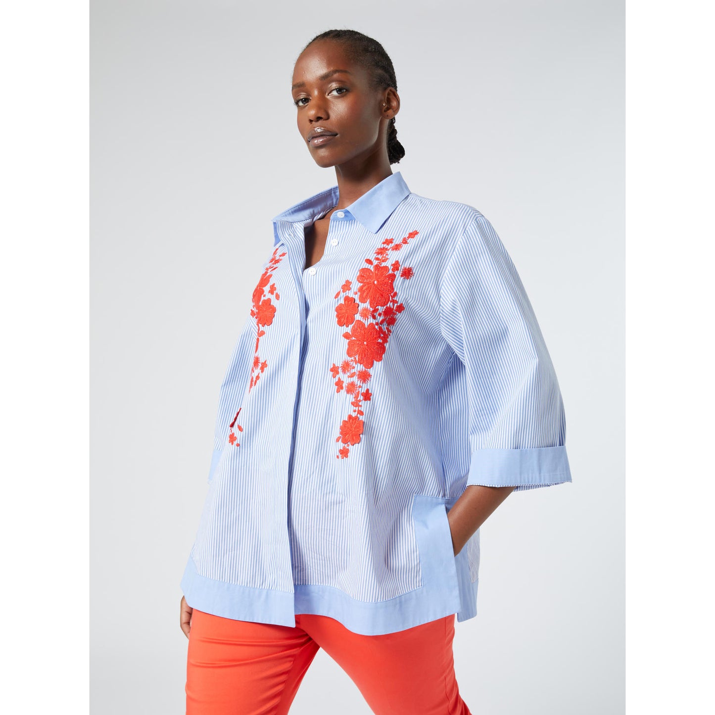 Marina Rinaldi Blouse Print Streep