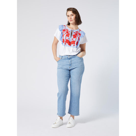 Marina Rinaldi Tshirt Print Wit