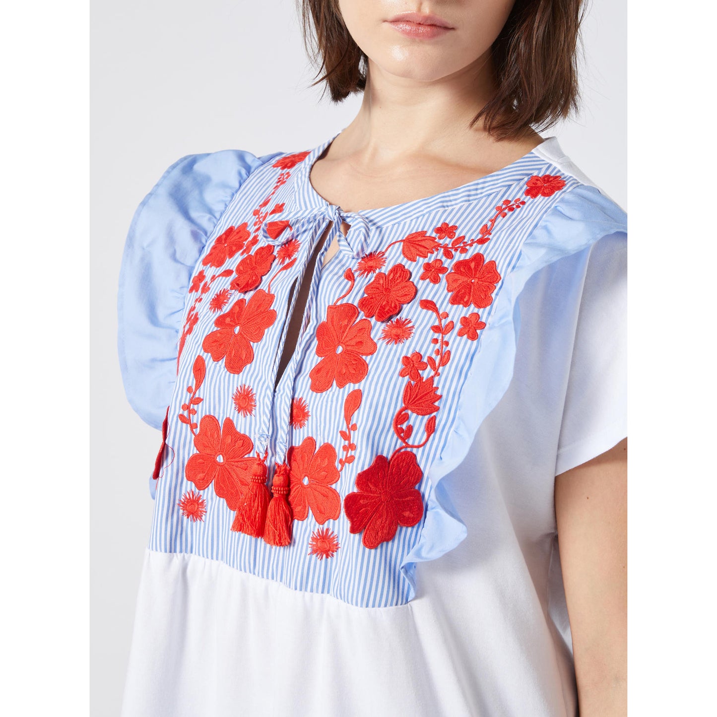 Marina Rinaldi Tshirt Print Wit