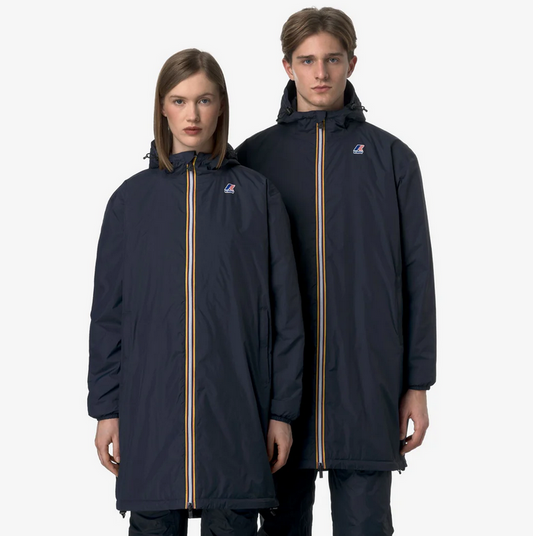 K-WAY Mantel Eiffel Warm Donkerblauw