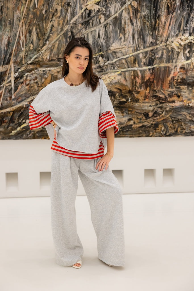 Black Rose Sweater Grijs