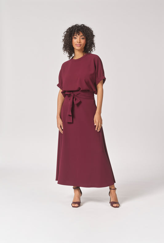 La Lotti Blouse Bordeaux