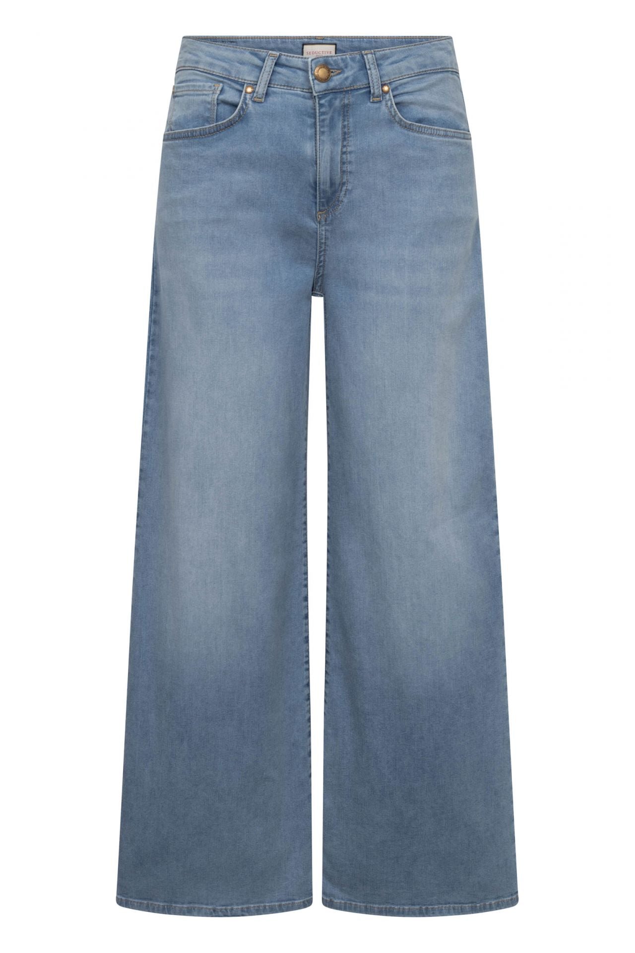 Seductive Pantalon Jeans Blauw