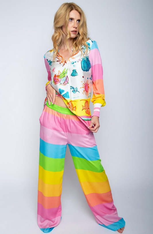 Emily Pantalon Streep Regenboog