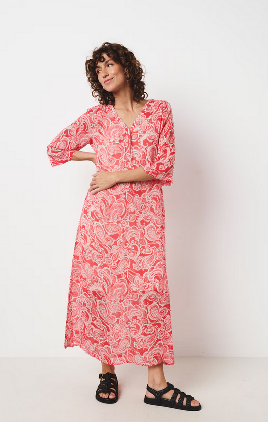 Part Two Kleed Lang Print Rood