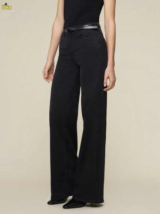 Lois Palazzo Jeans Zwart L34