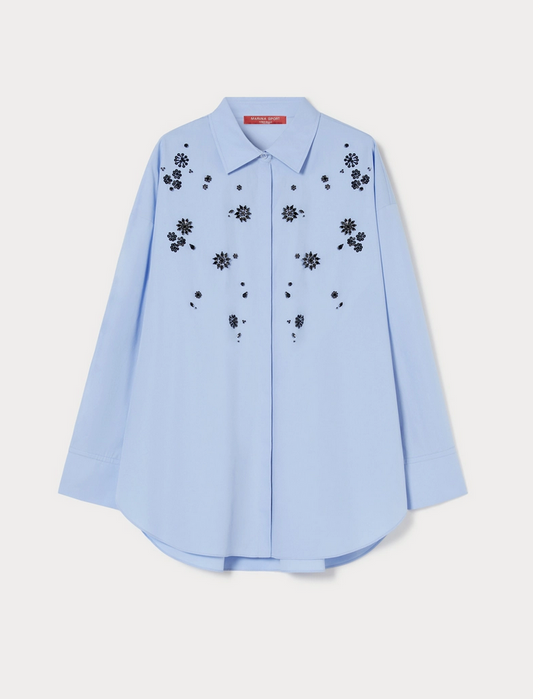 Marina Rinaldi Blouse Lichtblauw