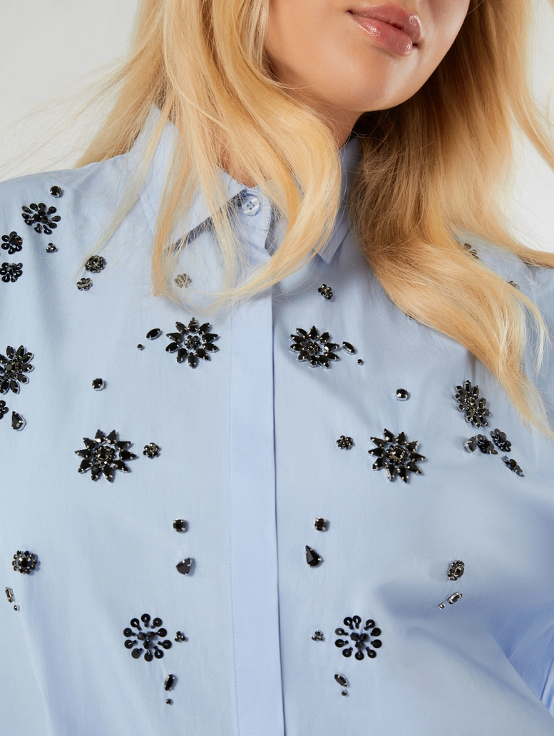 Marina Rinaldi Blouse Lichtblauw