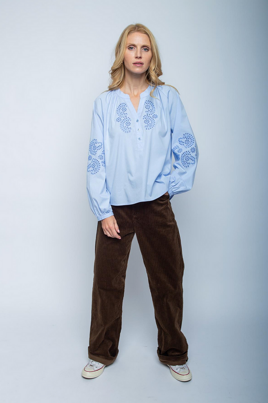 Emily Blouse Lichtblauw