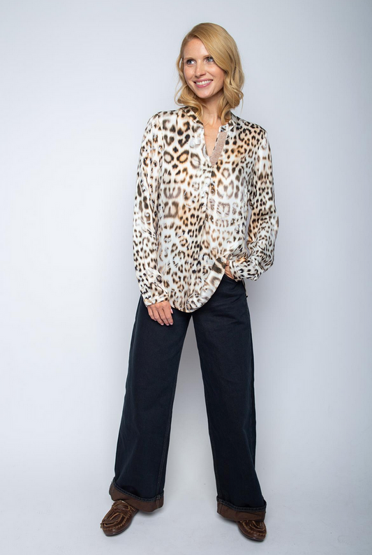 Emily Blouse Leo Print