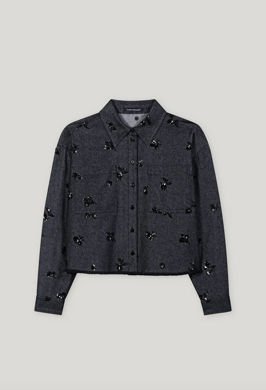 Luisa Cerano Blazer Jeans Glitter