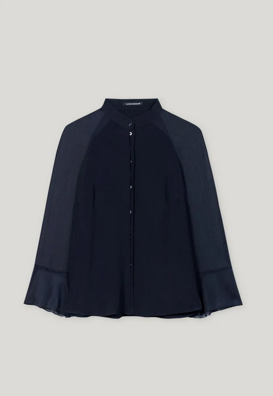 Luisa Cerano Blouse Donkerblauw