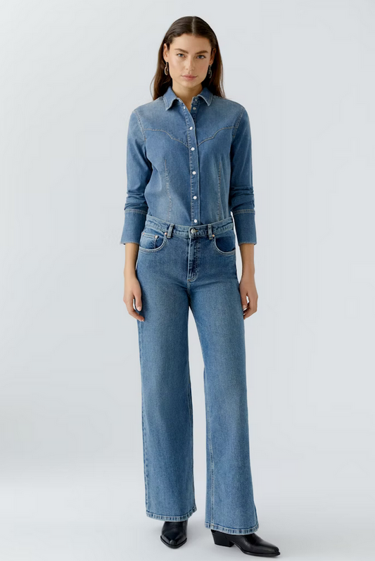 Oui Blouse Jeans