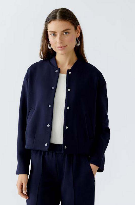 Oui Cardigan Donkerblauw
