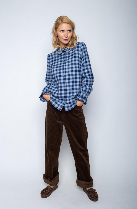Emily Blouse Print Ruit