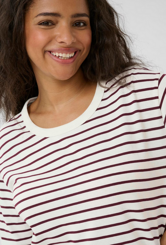Kaffe Curve Tshirt Streep