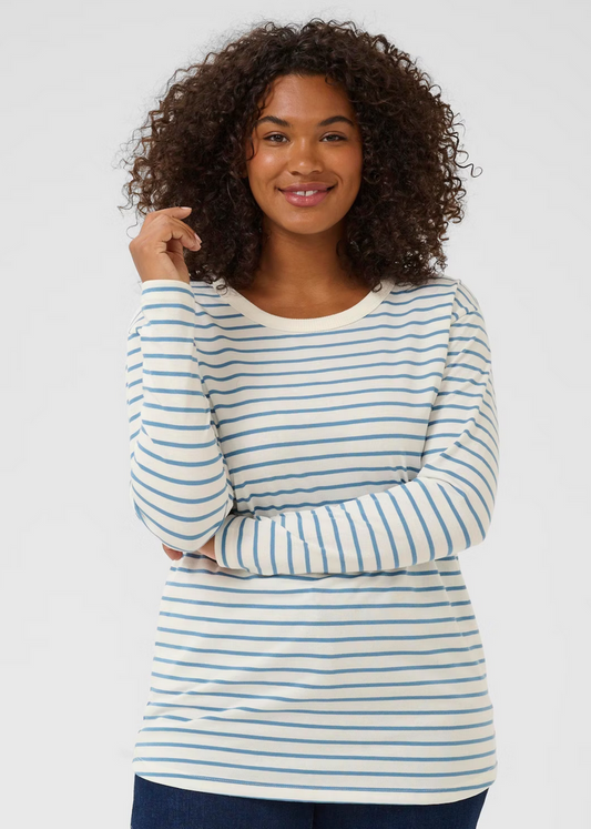 Kaffe Curve Tshirt Streep
