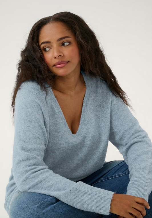 Kaffe Curve Pull Blauw