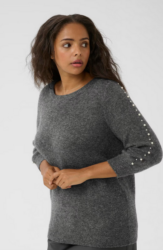 Kaffe Curve Pull Grijs