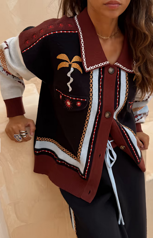 NFD Cardigan Print