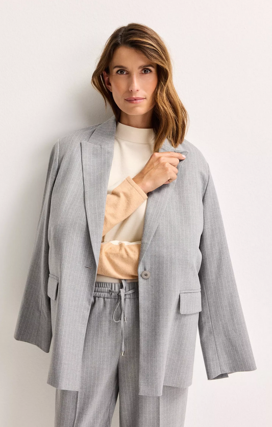 Améline Blazer Streep Grijs