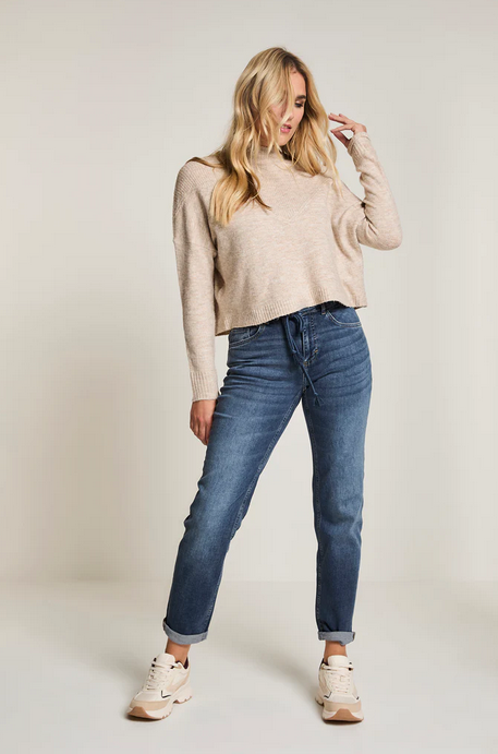 Parami Jeans Bobby Used Stone Blauw