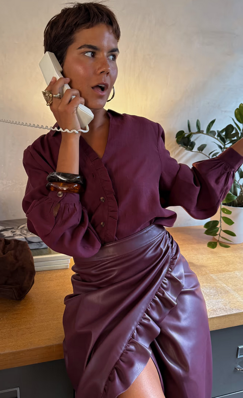 NFD Blouse Bordeaux