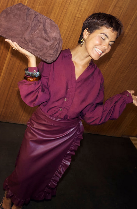 NFD Blouse Bordeaux