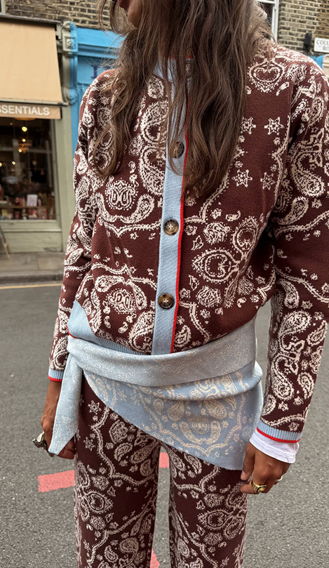NFD Cardigan Print