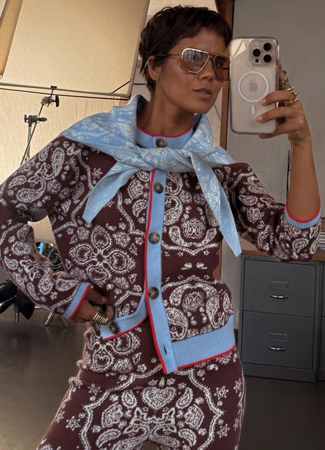 NFD Cardigan Print