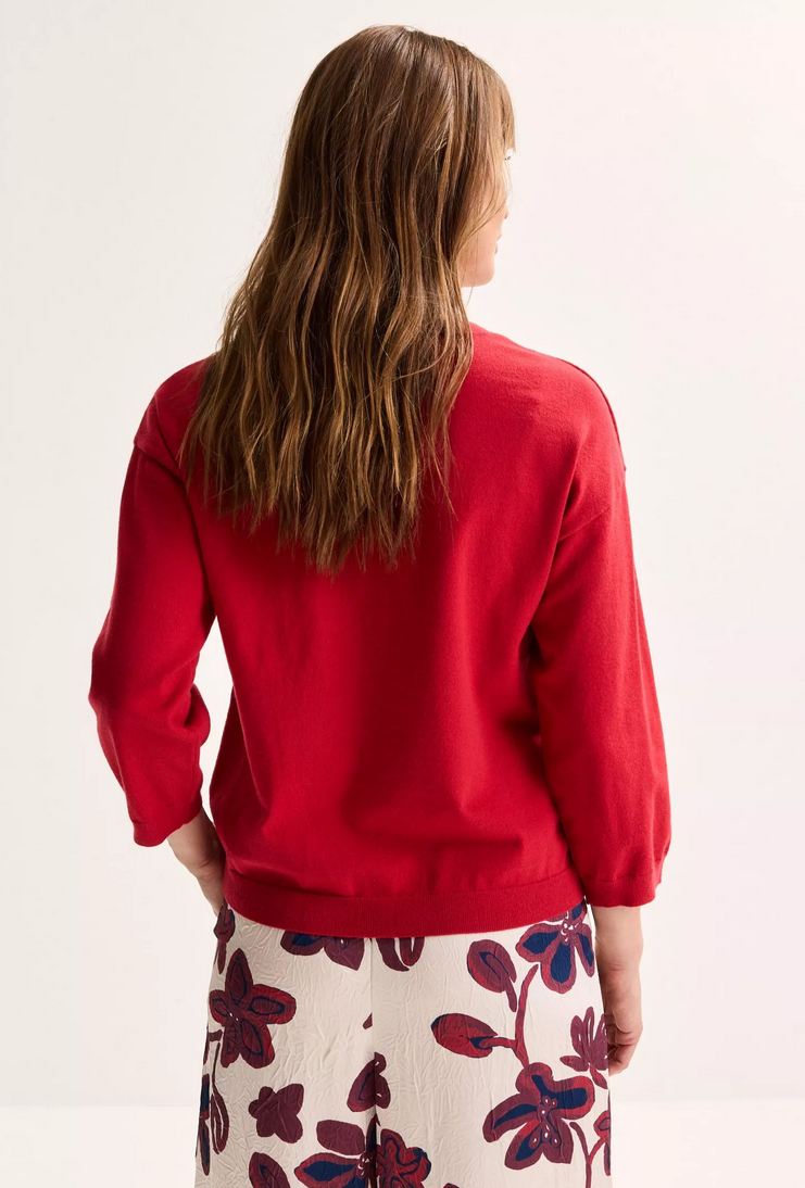 Améline Pull Rood Glitter