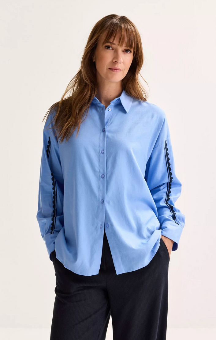 Améline Blouse Lichtblauw